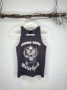 Topshop Motörhead charcoal tank top